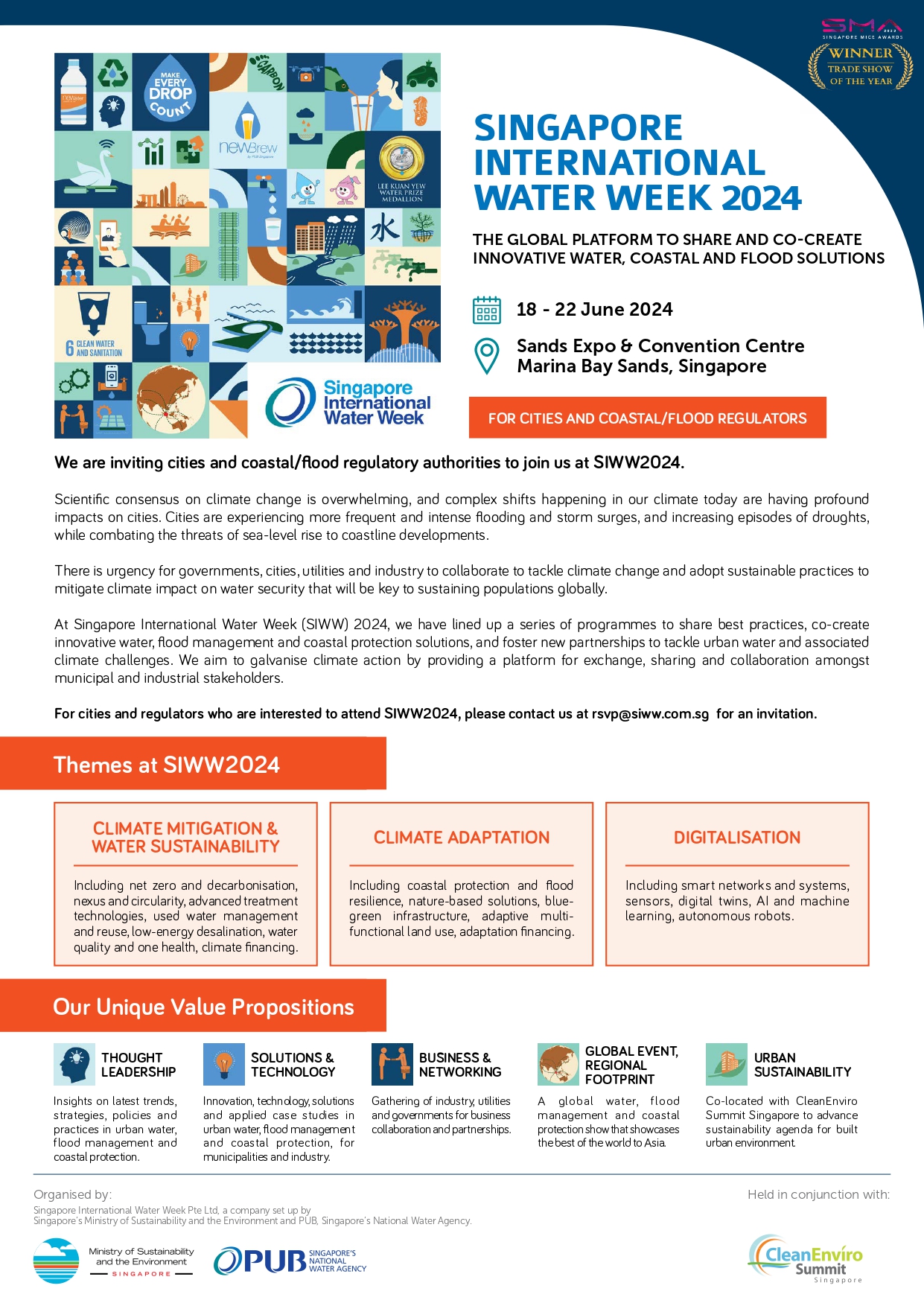 SIWW 2024 - For Cities and Coastal/Flood Regulators